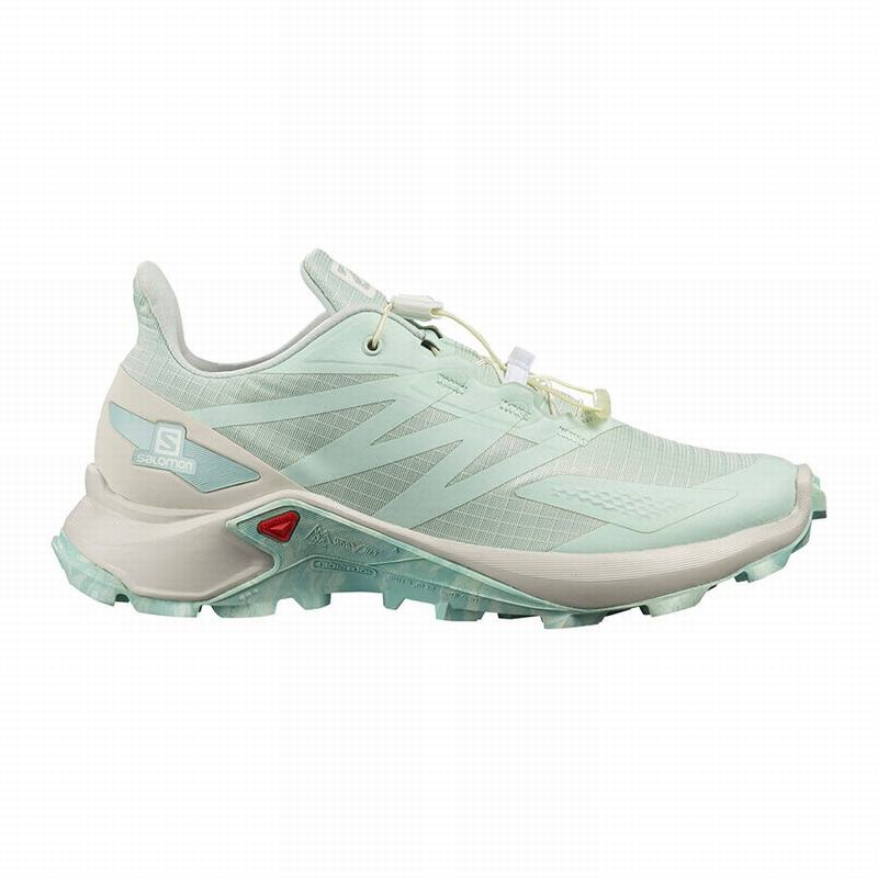 Salomon SUPERCROSS BLAST W - Womens Trail Running Shoes - Turquoise - NZ (56198-SZAD)